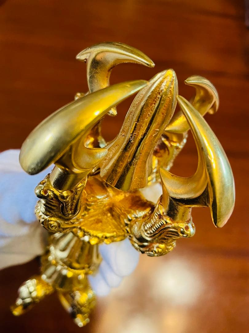 新品 未使用 法具 24金張 五鈷杵 ヴァジュラ 希少特大 サイズ約23㎝　29