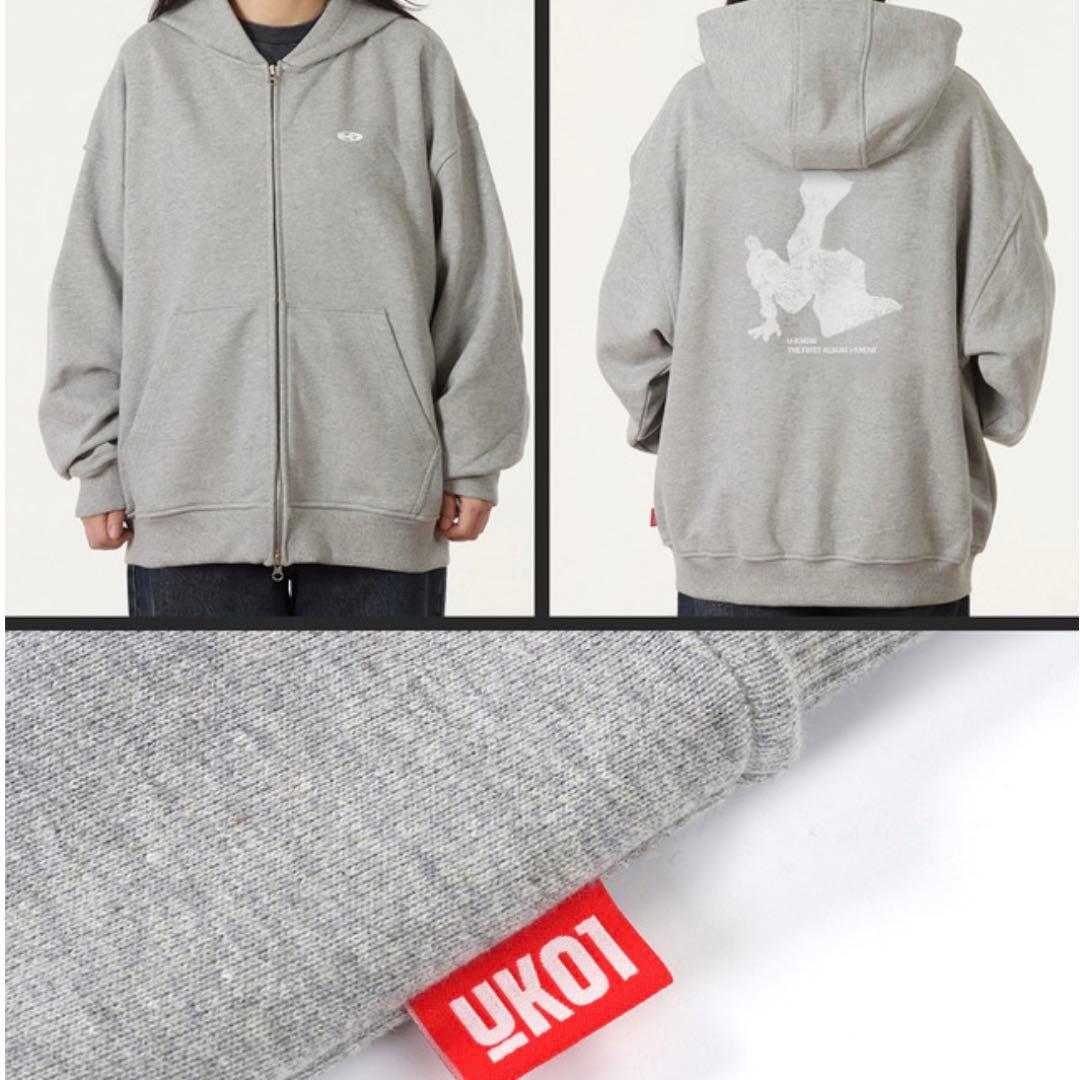 【新品】東方神起 ユノ パーカー フーディ グレー