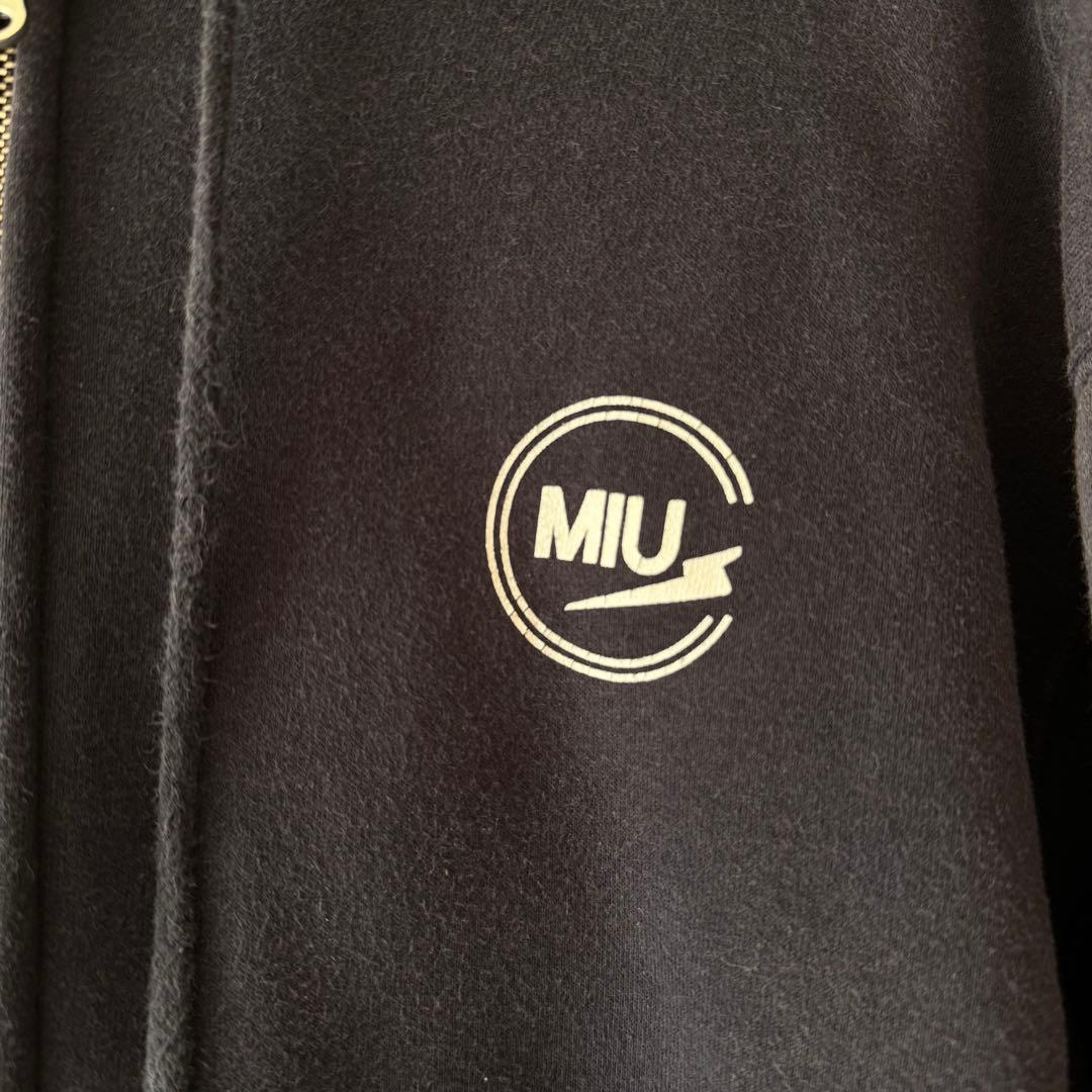 MIU ジップアップパーカー 「MIU404」 Lサイズ