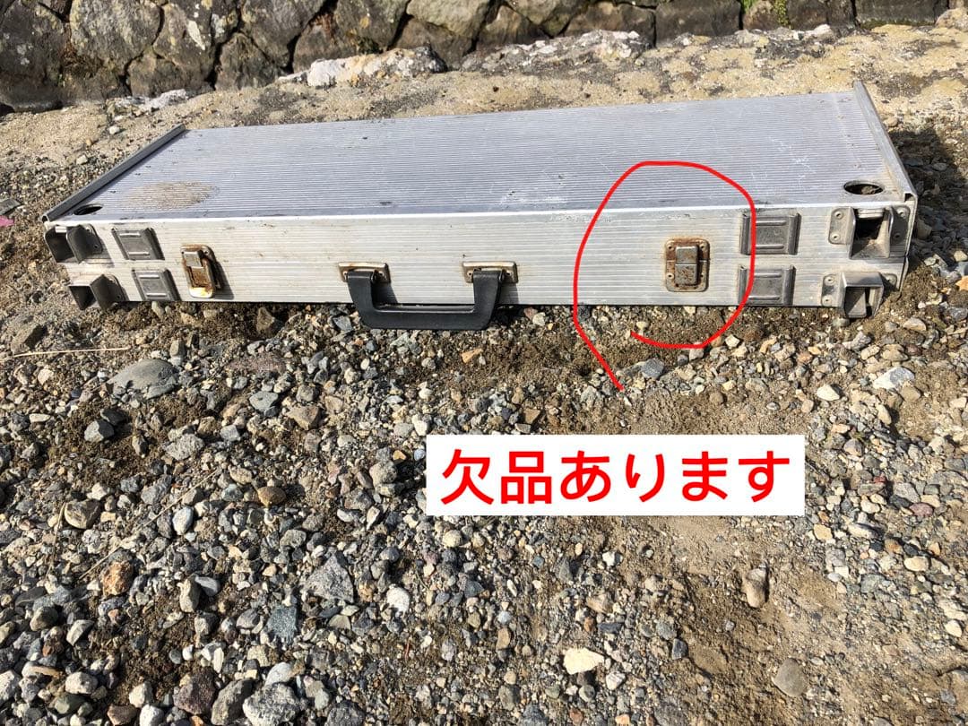 折りたたみテーブル アルミ製アウトドア、キャンプ、釣台(B35)