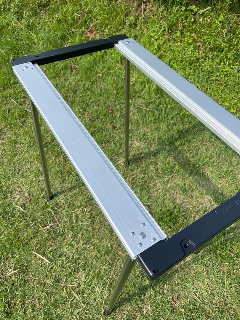 【Fa】【ケース付き】アイアングリルテーブル3ユニット+400脚セット