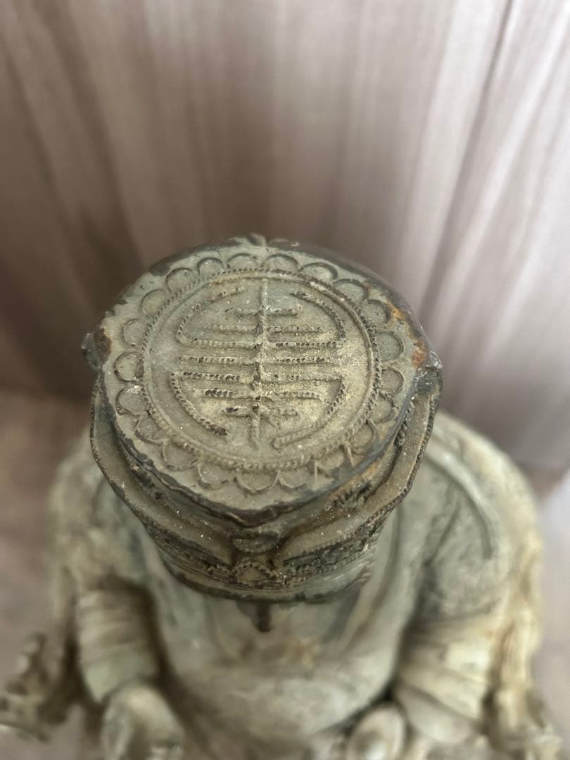 古董，財神像，（大）古銅製，清時代，重10千克