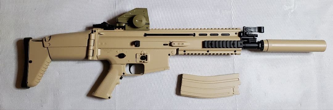 東京マルイ　スカー　電動ガンボーイズ　ネイビーシールズ　デザート　改修品　10禁