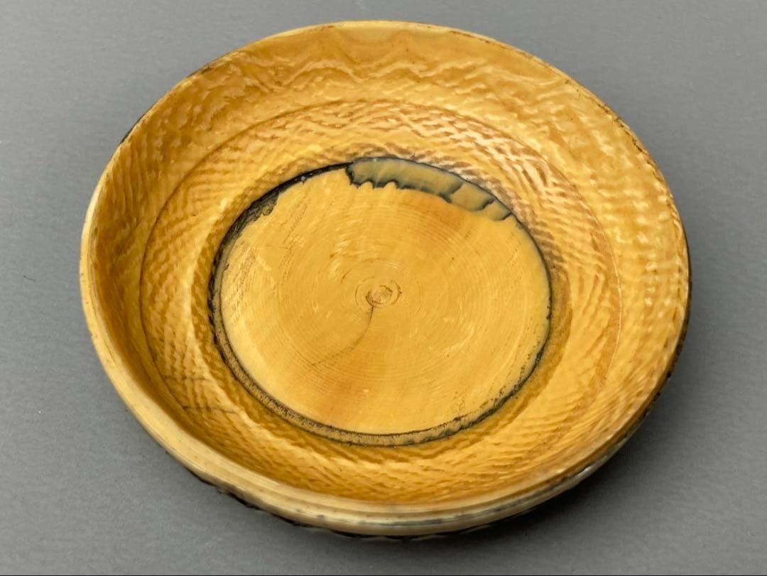 極上細密細工 龍紋 香合 天然素材 根付 小物入れ 古玩 香道具 茶道具