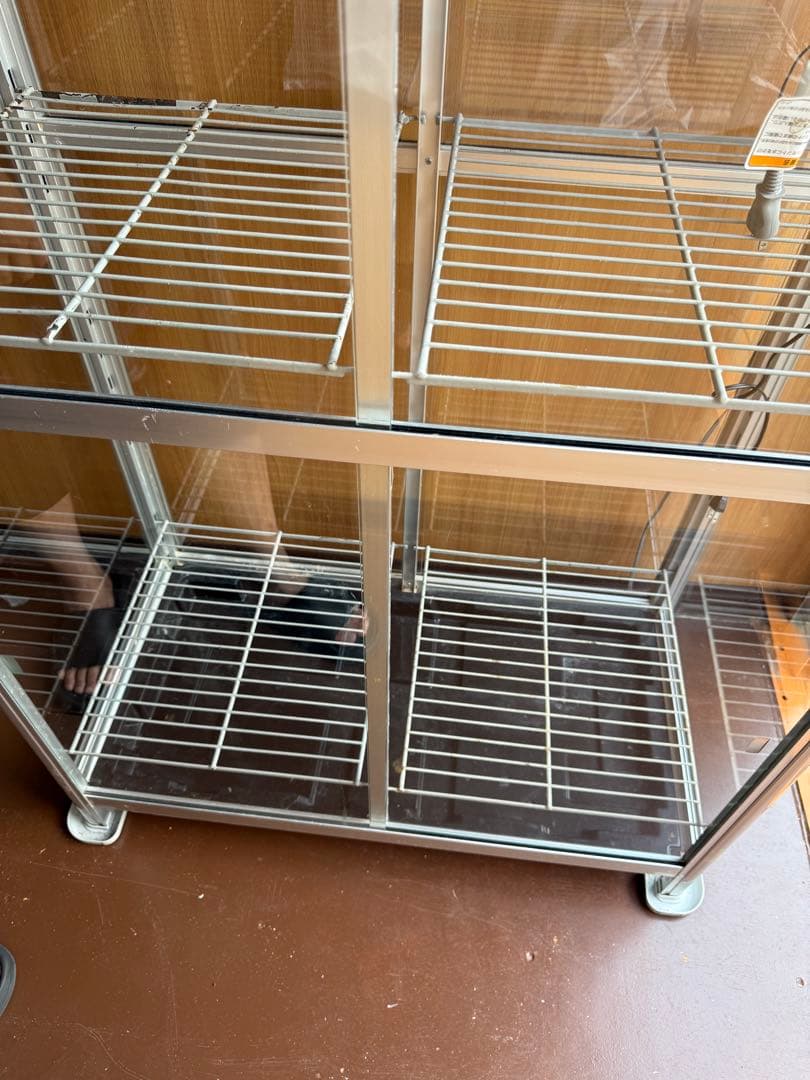 ガラス温室　FHB-1508S サーモ+専用換気扇付き