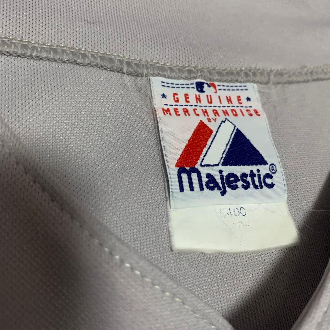 美品 90s Majestic YANKEES ヤンキース ベースボールシャツ