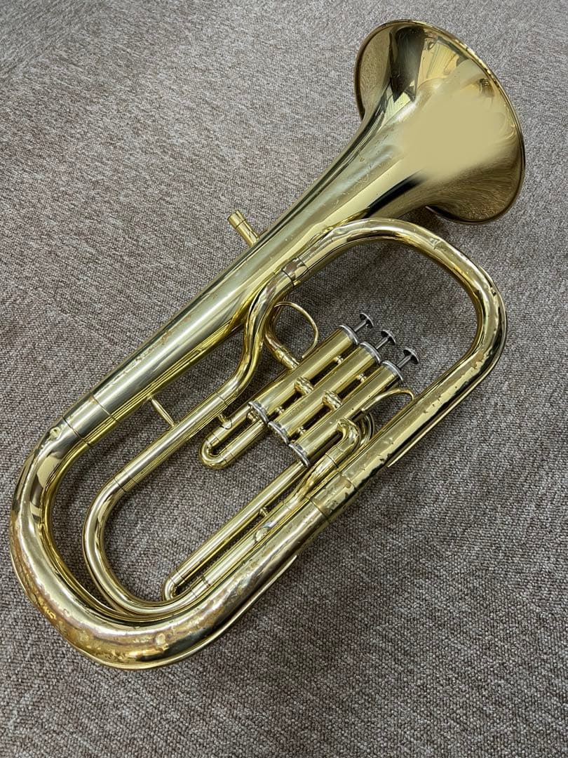 YAMAHA アルトホルン YAH-202 ラッカー仕上げ　現状品　ケース付き