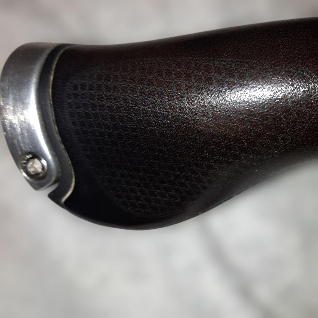 【廃盤・希少品】エルゴンGP1バイオレザーグリップラージロングブラウンブラック