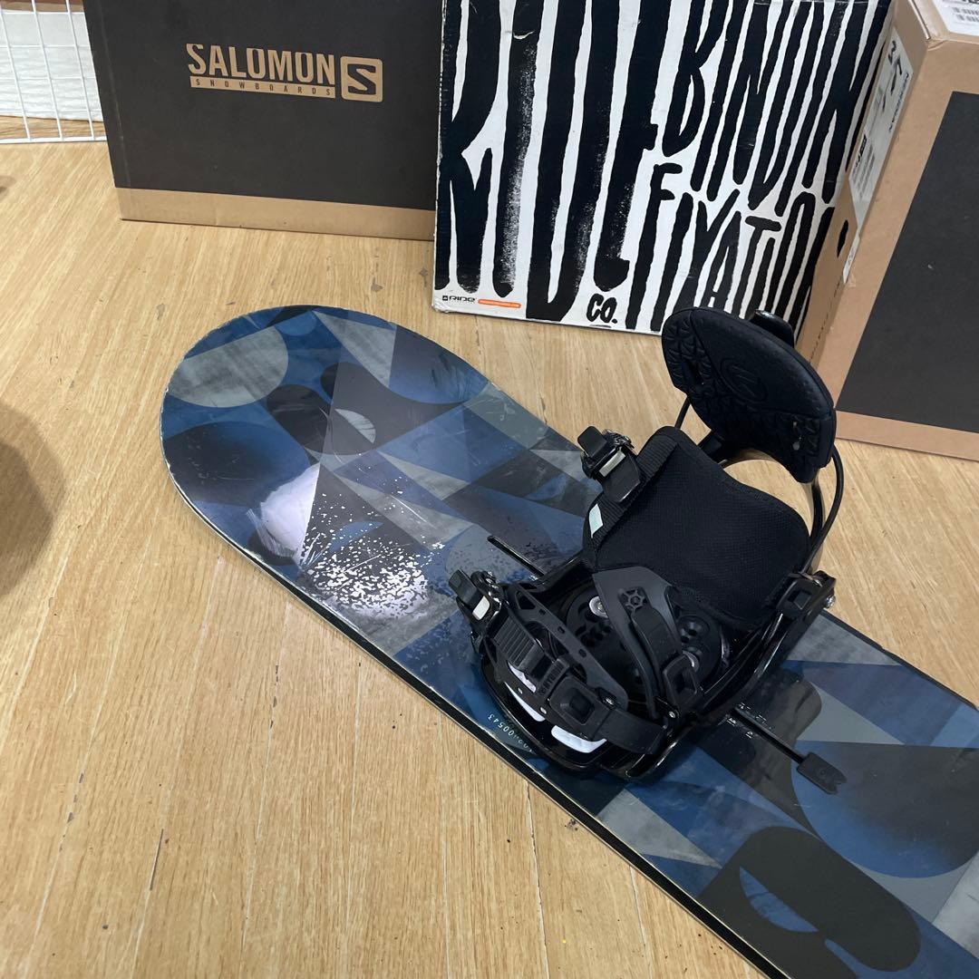 BURTON×FLOW　バートンスノーボードセット　フロー　バインディング付