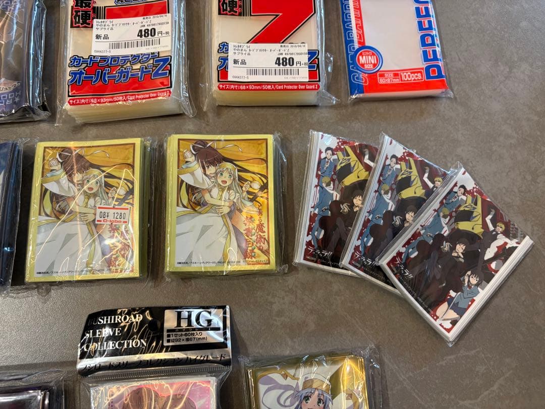 値下可【レアスリーブあり】遊戯王・キャラクタースリーブまとめ売り【冥闇】