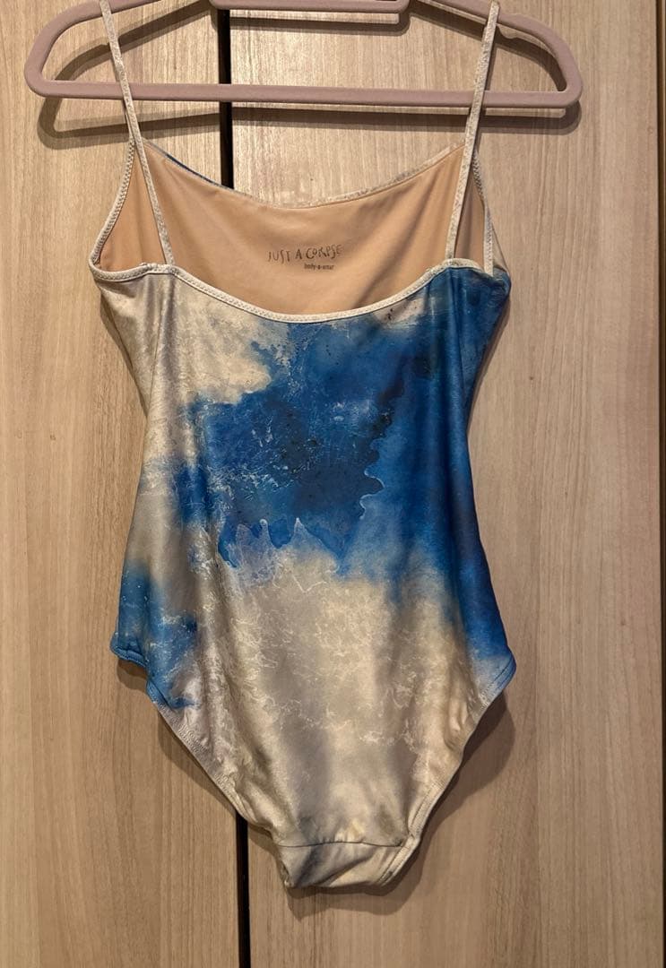 に*こ様 美品・JACレオタード クリスタル　ブルー 極レア品