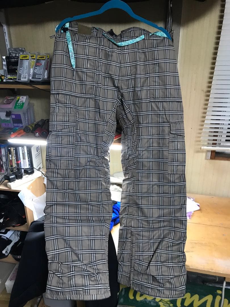 ベスプ　BB7 チェック柄 スノーボードパンツ　XXL