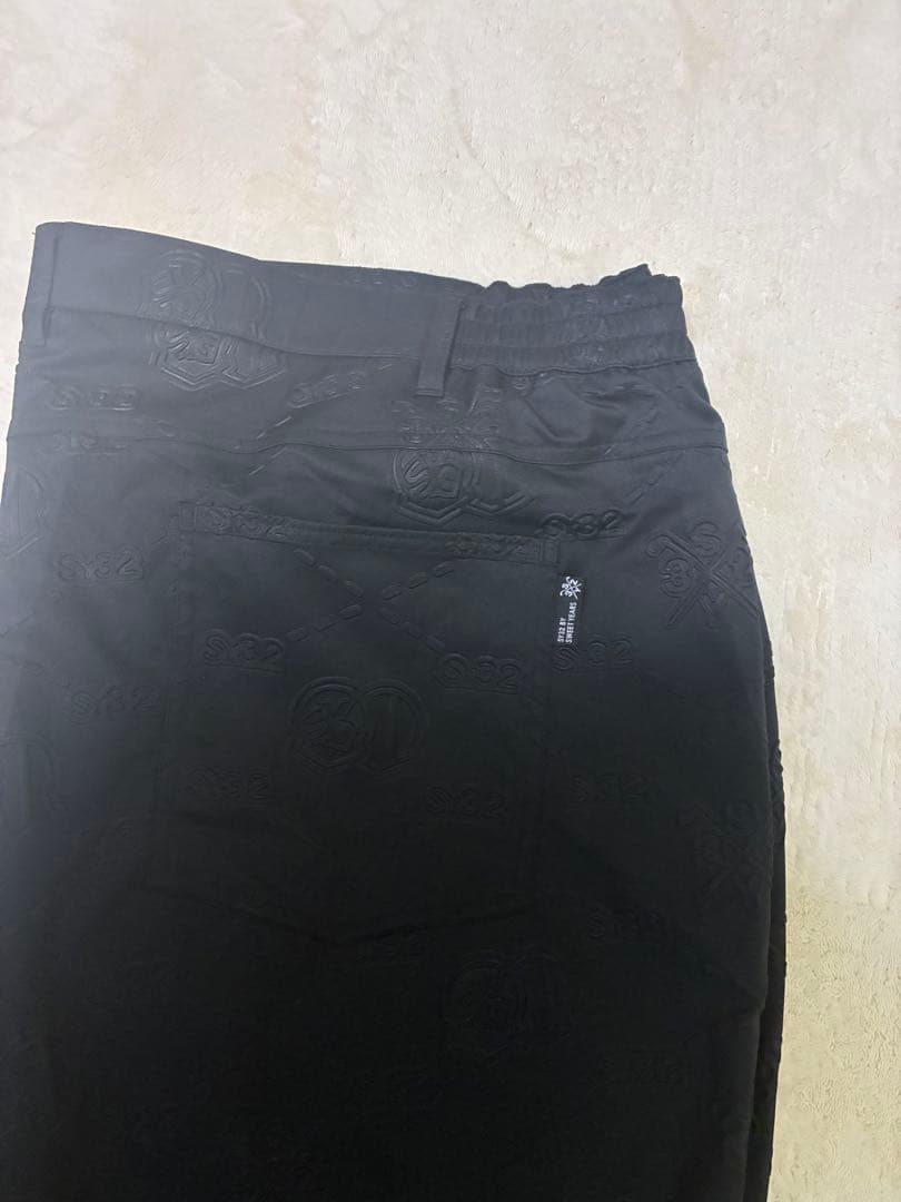 SY32GOLF ブラックパンツ6L