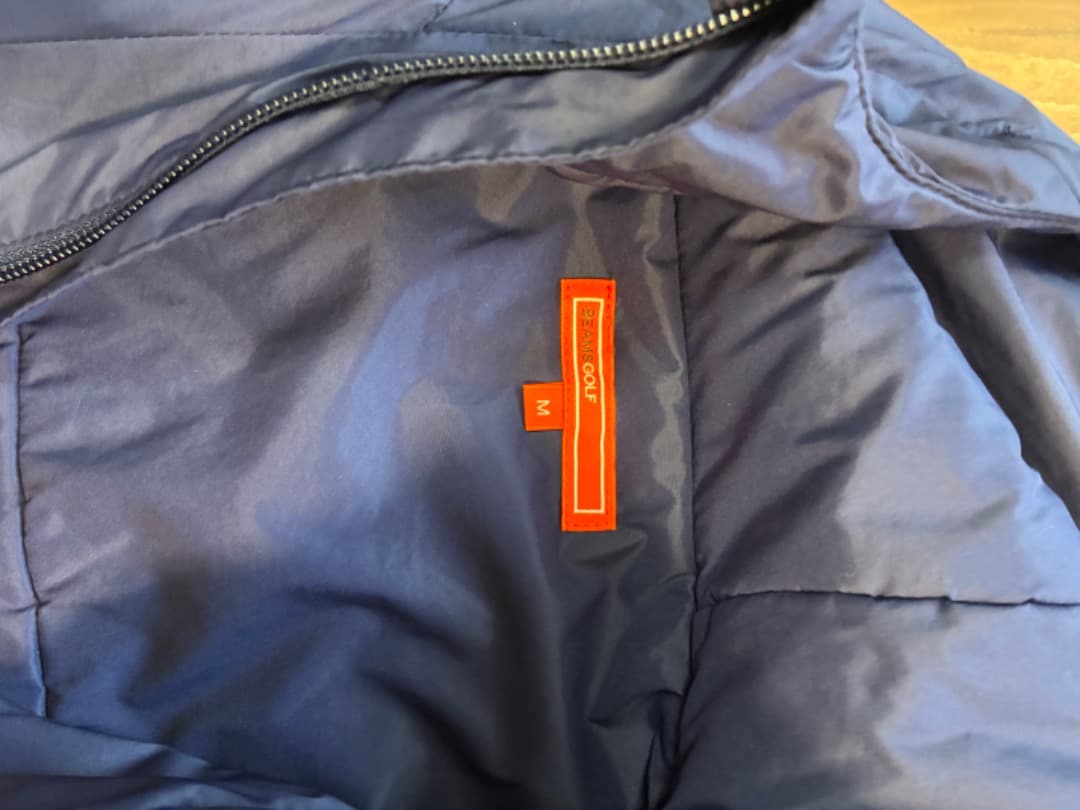 BEAMS GOLF ネイビーフードジャケット