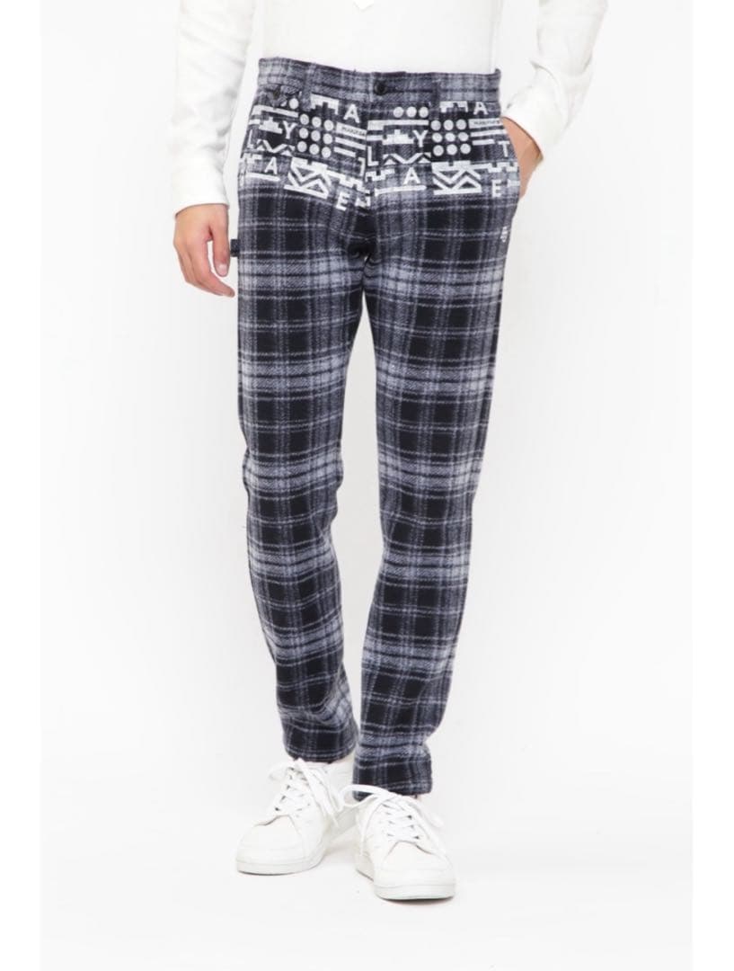 【PEARLY GATES】新品✨チェックジャガード パンツL