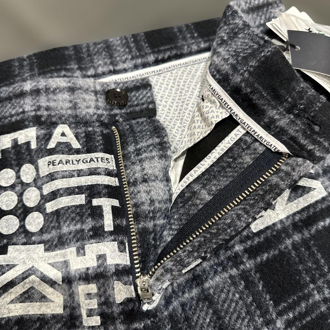 【PEARLY GATES】新品✨チェックジャガード パンツL