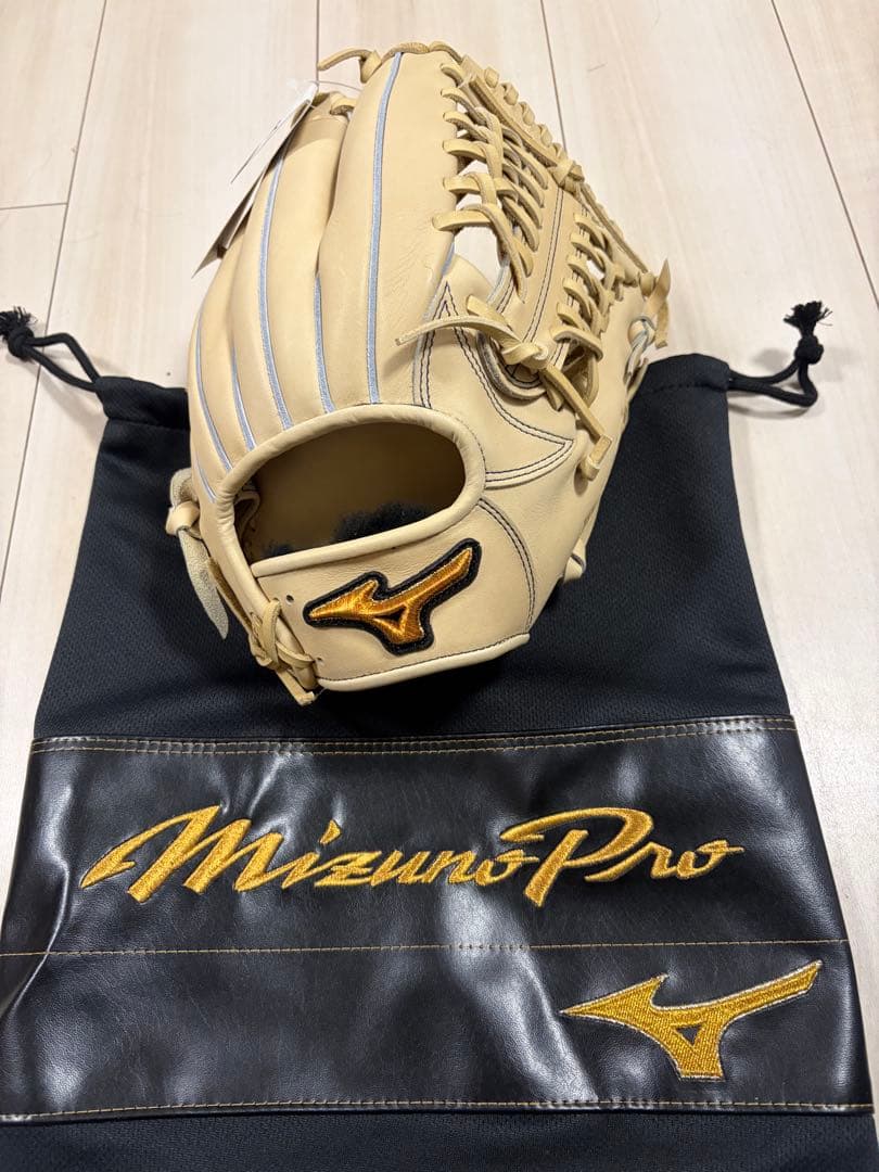 ミズノプロ硬式グラブ オールラウンド用　ブロンド