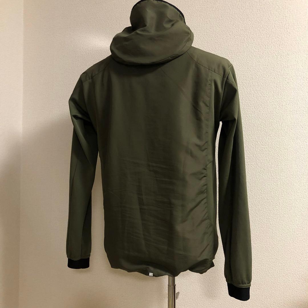 オークリー ジップアップ パーカー 裏起毛メッシュ◆カーキ Mサイズ