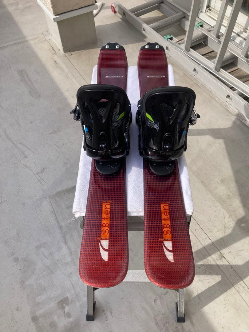 ショート(ファン)スキー　スノーボード　ブーツ用SALOMON×DRAKE 赤