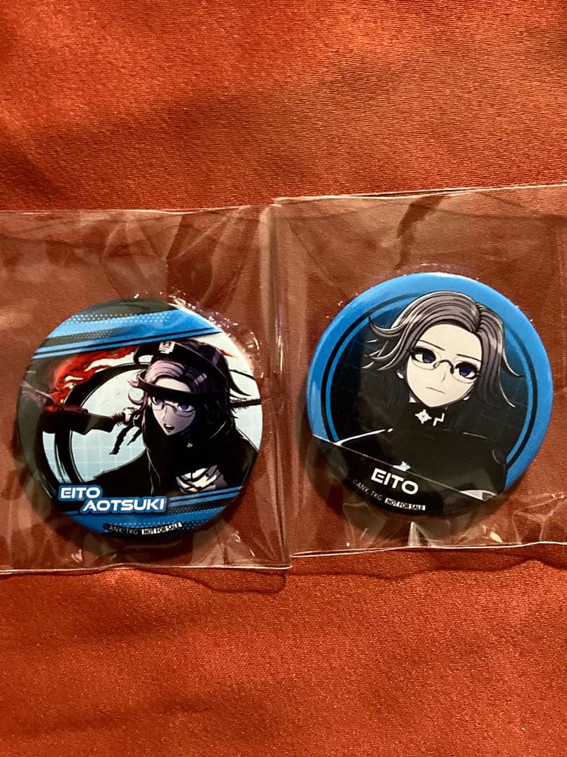 最終防衛学園 ハンドレッドライン 蒼月衛人 公式　缶バッジ　2点セット