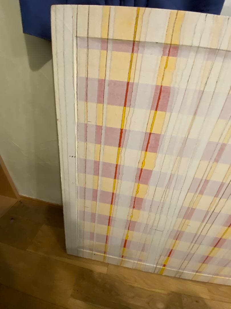 未鑑定品　松尾　栄太郎作　向こう側の線　定価24万