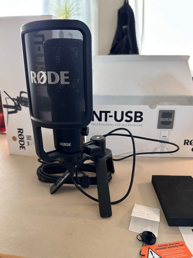 再値下げ！激安！USBマイク RODE NT-USB Pro-Mic