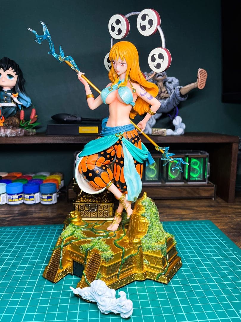 ONE PIECE エネルコス ナミ フィギュア ガレージキット