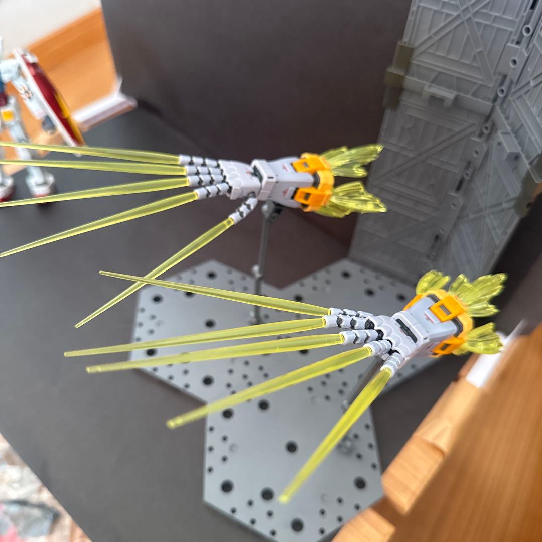 RG ジオング➕RGガンダム MS-06S 社外エフェクトパーツ付き