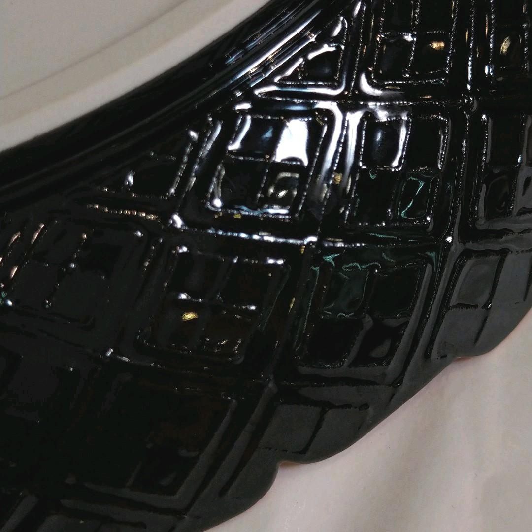 【茶道具】黒漆交趾唐草　菓子器　中村翠嵐作