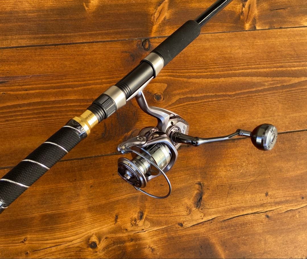 ジギングロッド　リールセット　S502 スロージギング　5ft 船釣り　海釣り