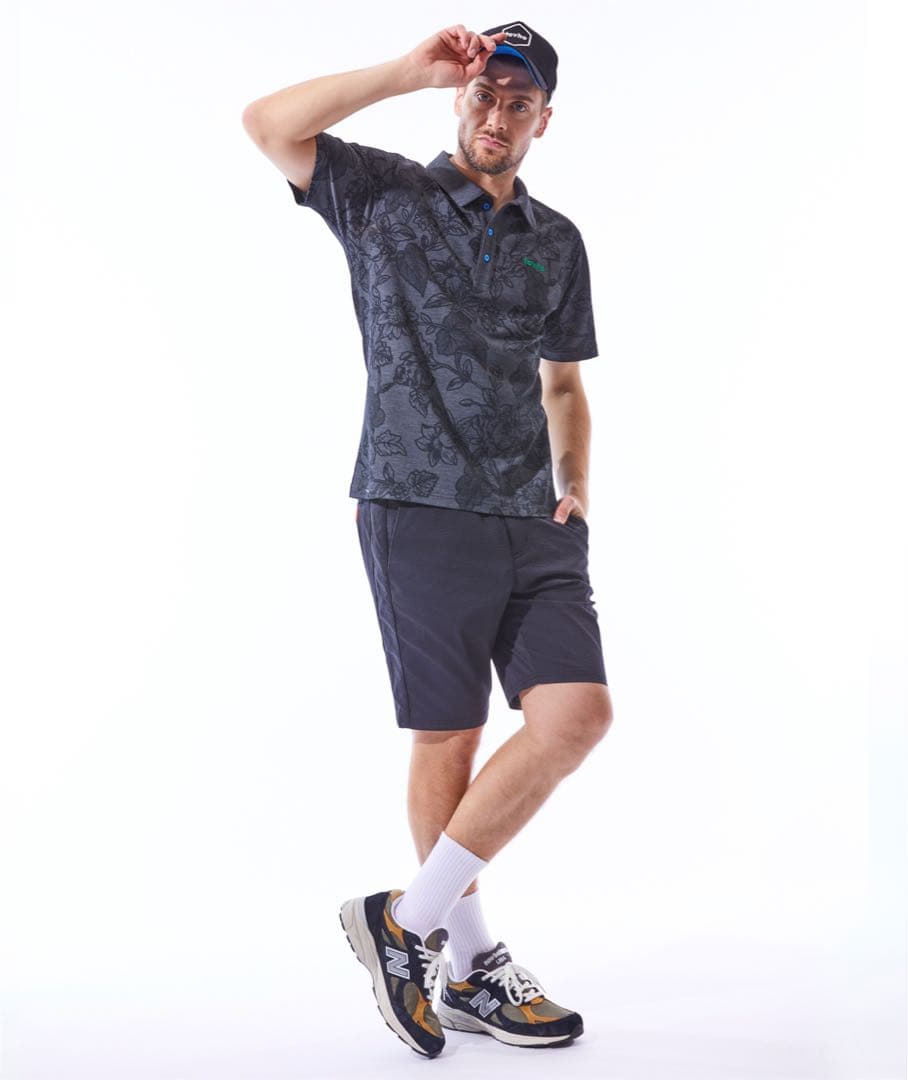 tovho トヴホ フラワー PT シャツ クール サッカー ショート パンツ