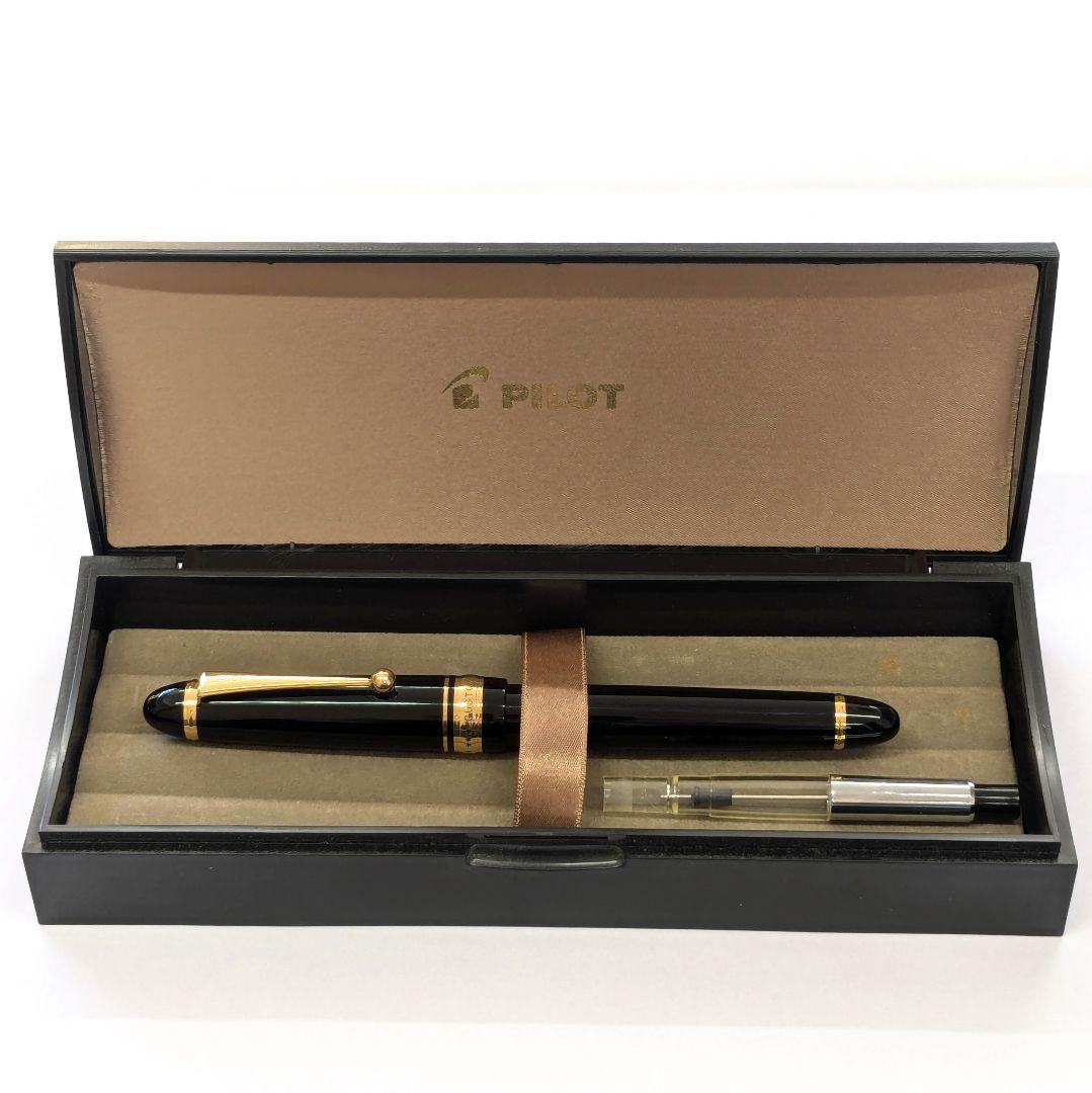 パイロット カスタム 743 万年筆 ブラック 15 M 中字 箱 付属品つき