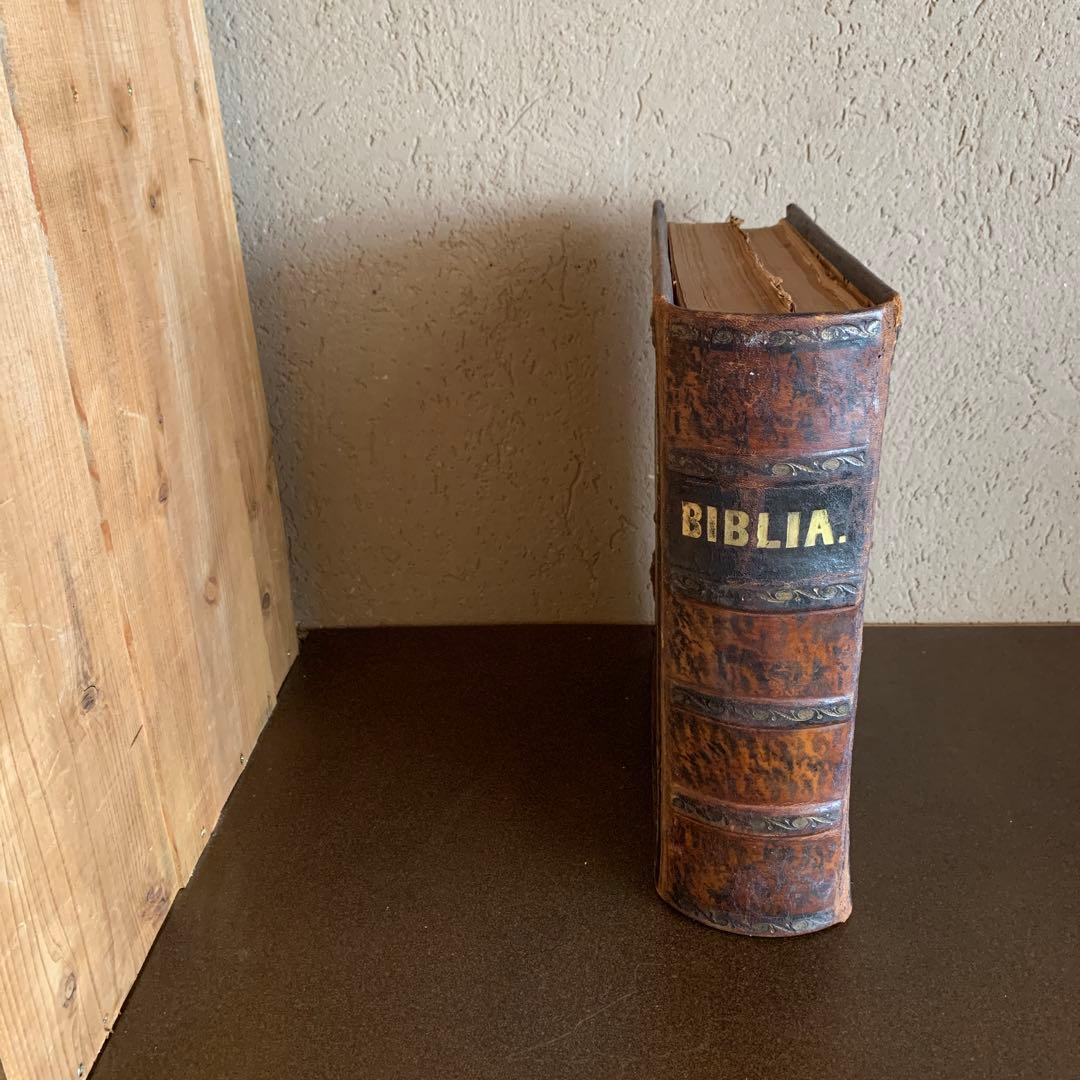 アンティーク19世紀の聖書ビブリア