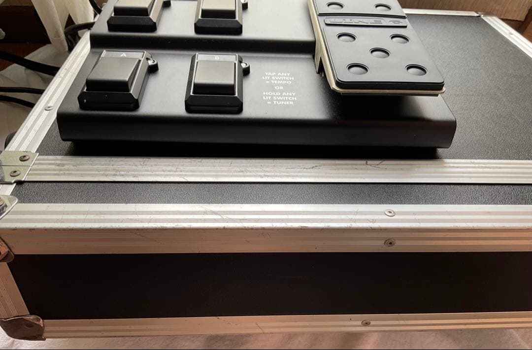 Line 6 POD XT PRO とFBV MK IIペダルとケース音出し確認