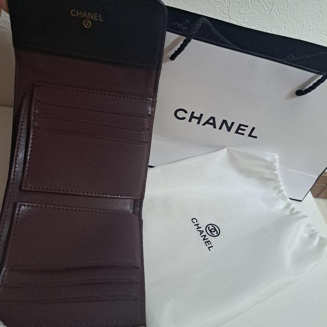 ☆CHANEL☆ノベルティ★ブラック キルティング 財布