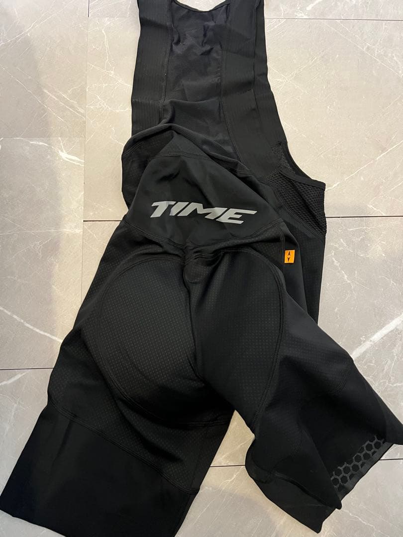 TIME サイクルジャージ ネイビー & ビブショーツ ブラック　上下セット