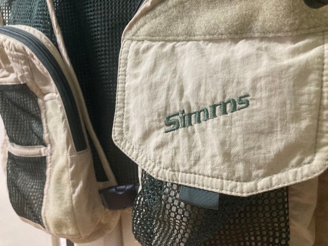 レア! Simms メッシュフィッシングベスト　オールドロゴ!