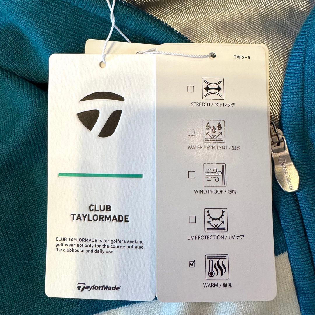 【新品タグ付】テイラーメード デカロゴ ゴルフ ジップアップ セーター M