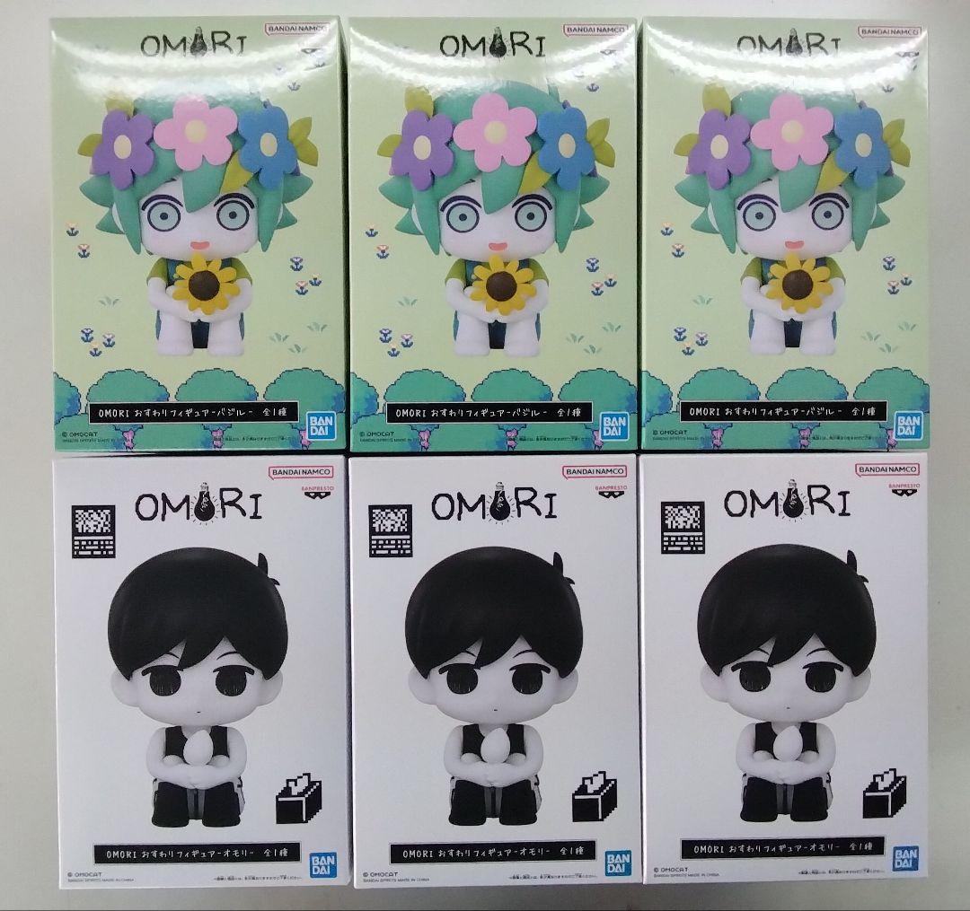 OMORI おすわりフィギュア　オモリ バジル 6体セット
