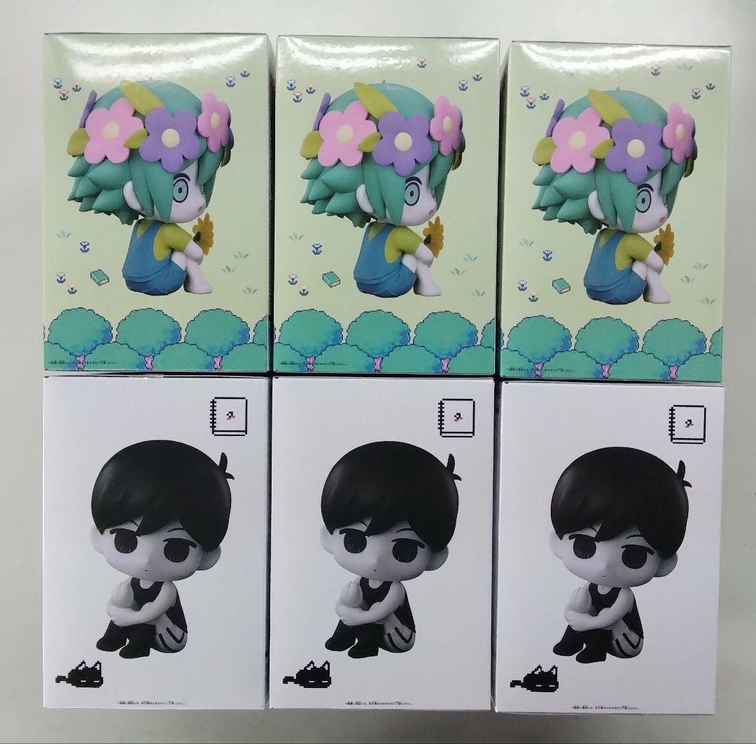 OMORI おすわりフィギュア　オモリ バジル 6体セット