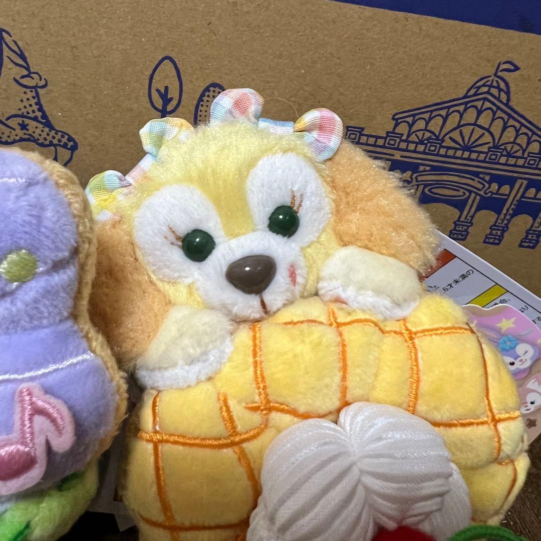 ダッフィー＆フレンズ　フィルドウィズジョイ！　ぬいぐるみバッジ　3点セット