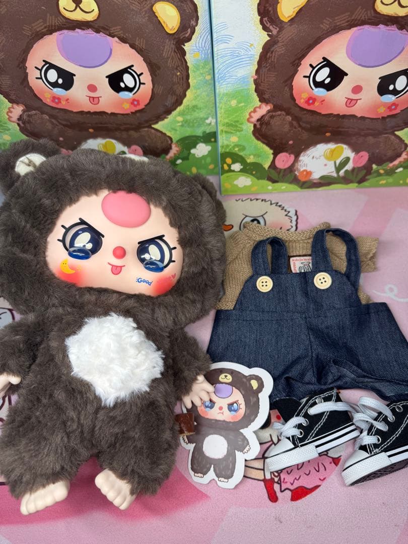 113. babythree big400%体　限定　海外ドール　熊　新品