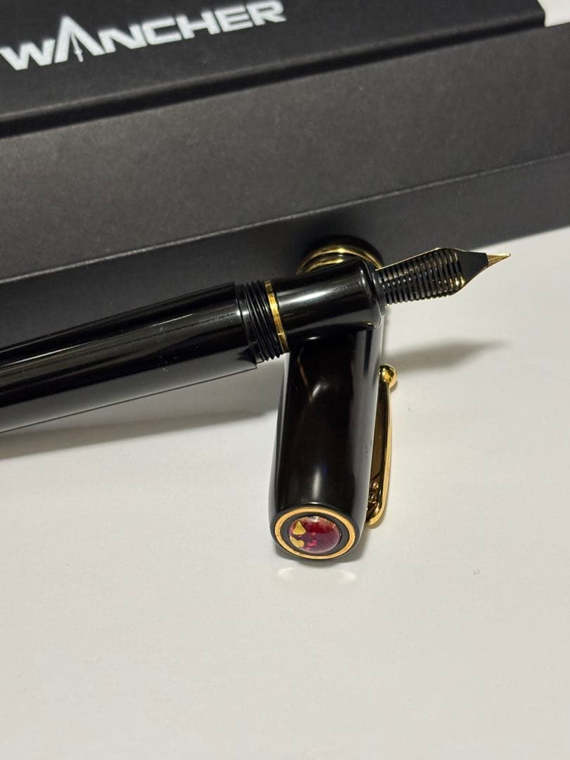 Kinesis ワンチャー製ベークライト七宝万年筆