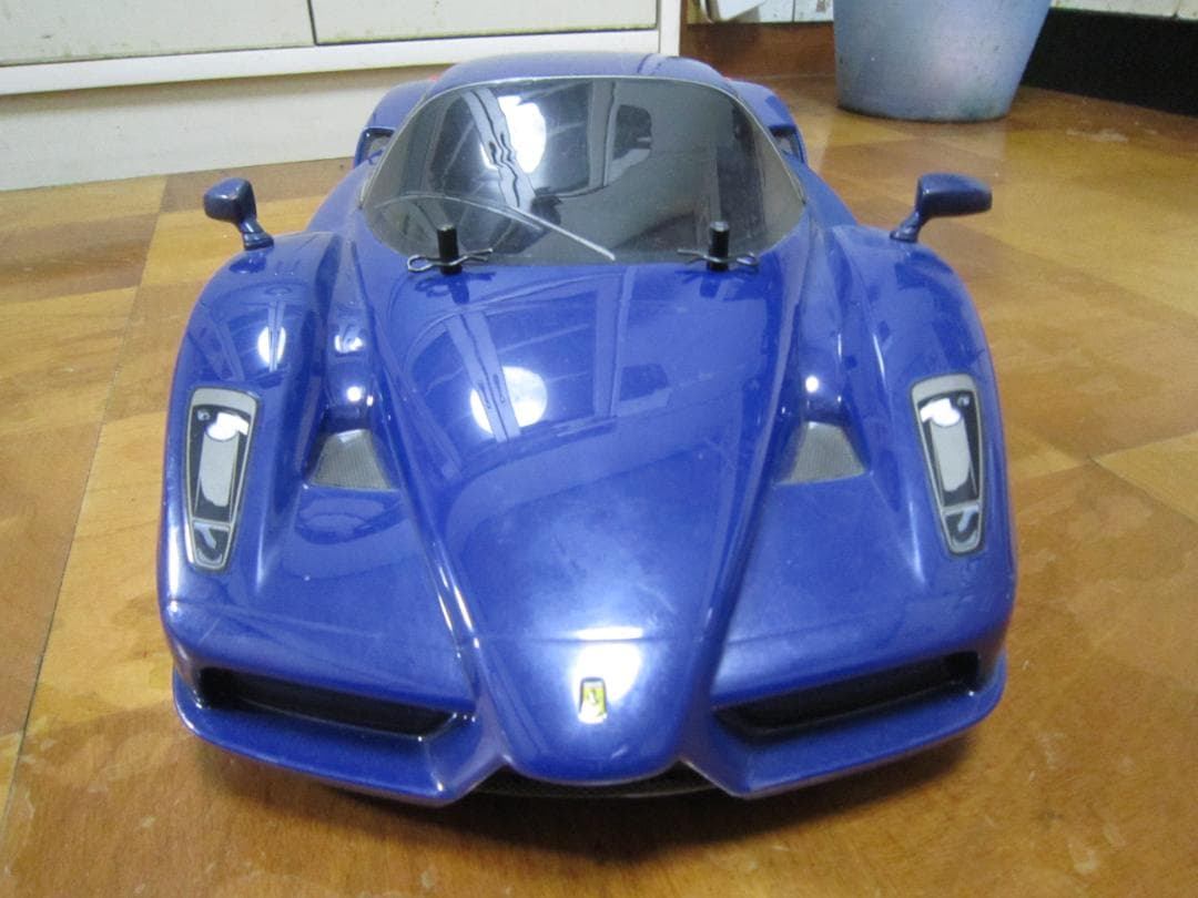 エンジン1発始動 1/10 タミヤ TG10 mk-1 フルメカ フェラーリ