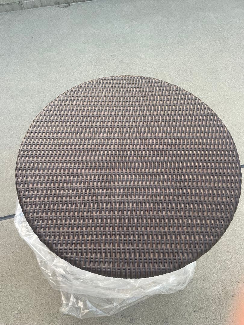 RAUCORD 人工ラタン円形テーブル