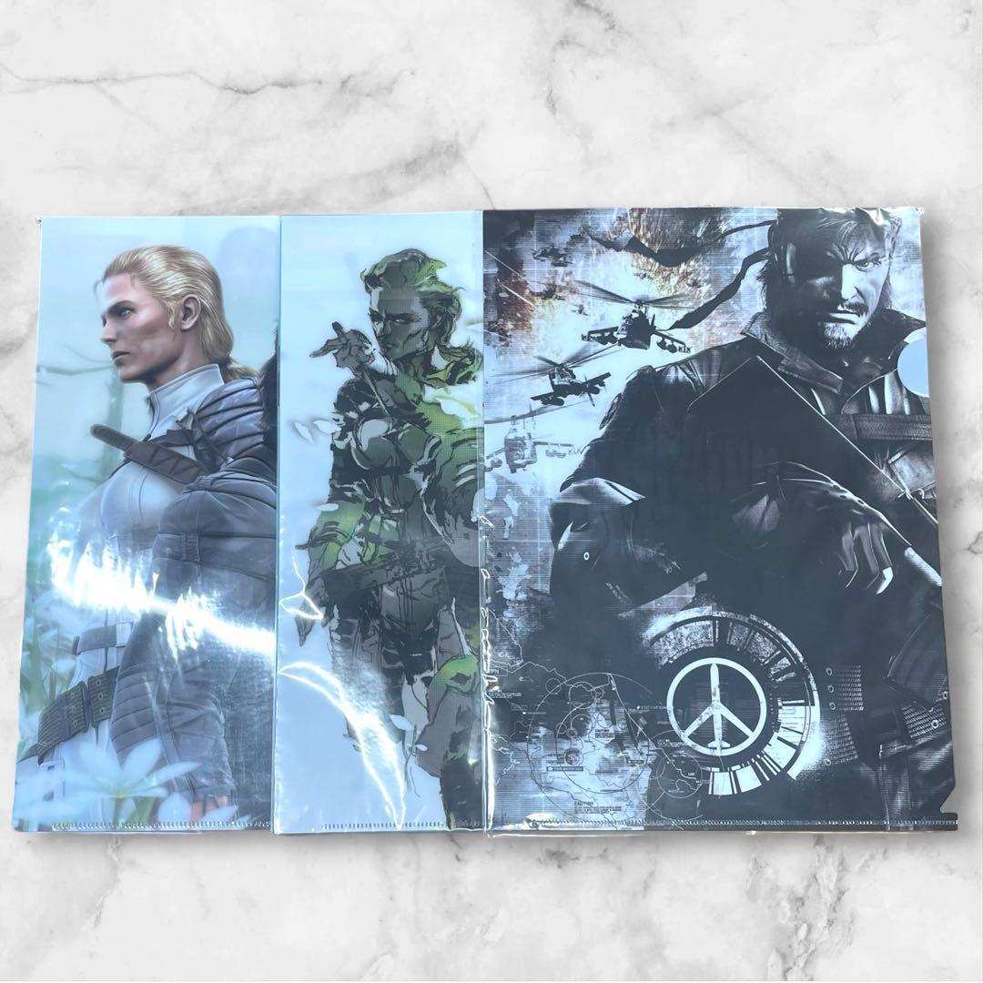 セット販売　メタルギアソリッド　SNAKE EATER 3D クリアファイル