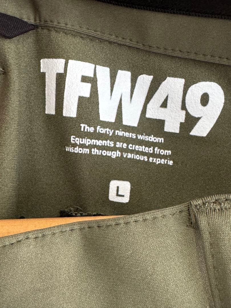 TFW49 ANKLE SLIM PANTS ベージュ　スリムフィット パンツ