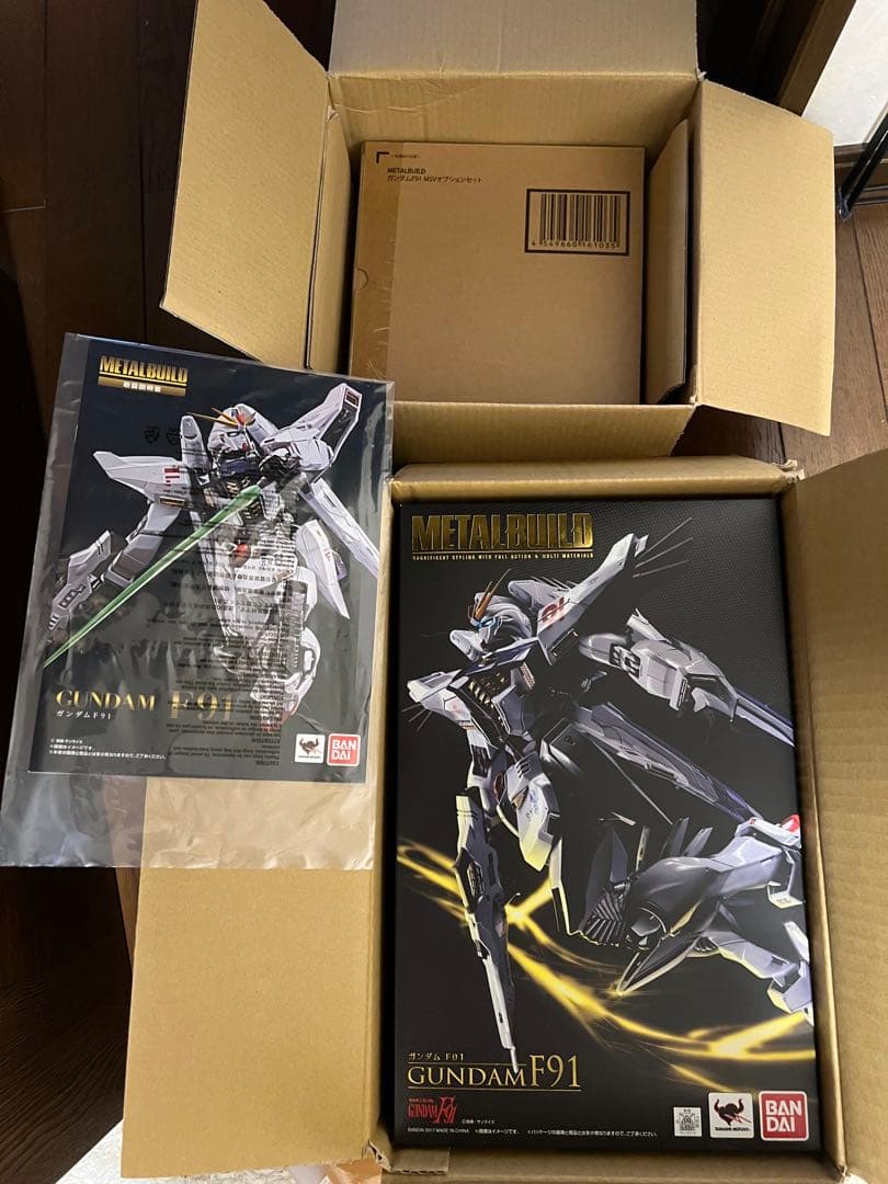 L BUILD ガンダムF91 + MSVオプションセット①