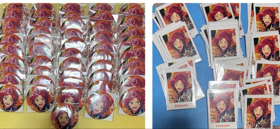 ぱしゃっつ 110枚 缶バッジ 51点 あんスタ trip 衣更真緒 真緒