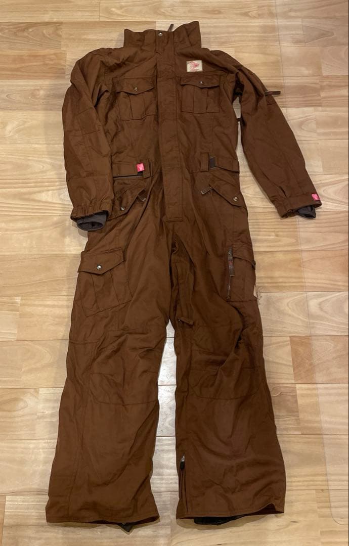 スノーボードウェア　TRANSCOOTレディース　ファー付きフード　ツナギ